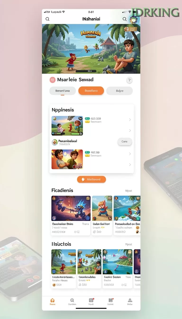 Cuplikan layar 98SPIN — halaman utama
