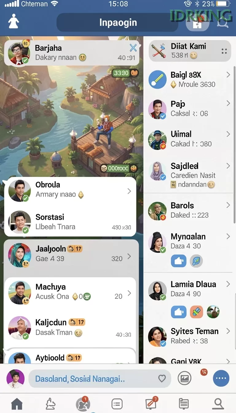 Cuplikan layar SVIPWINS — aktivitas