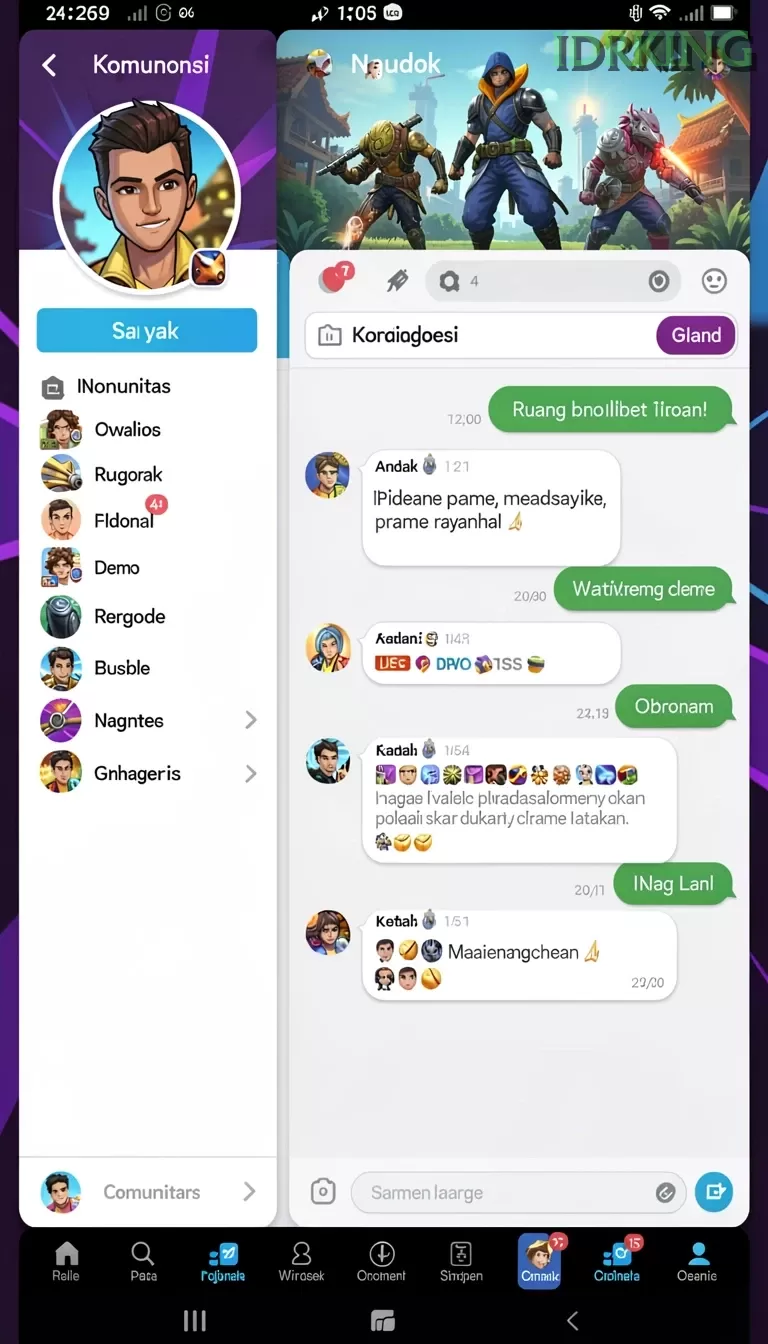 Cuplikan layar RT88 — pengaturan akun